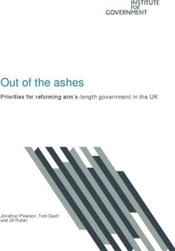 Out of the ashes Priorities for reforming arm's-length government in the UK - Jonathan Pearson, Tom Gash and Jill Rutter