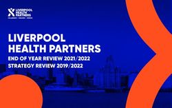 LIVERPOOL HEALTH PARTNERS - END OF YEAR REVIEW 2021/2022 STRATEGY REVIEW 2019/2022