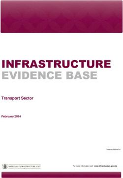 INFRASTRUCTURE EVIDENCE BASE - Transport Sector February 2014 - Treasury NZ