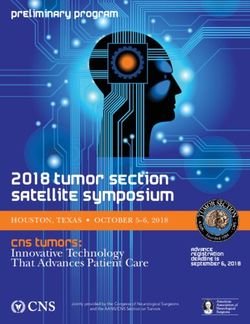 2018 TUMOR SECTION SATELLITE SYMPOSIUM - AANS/CNS Section on Tumors