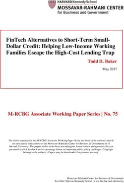FinTech Alternatives to Short-Term Small-Dollar Credit: Helping Low-Income Working Families Escape the High-Cost Lending Trap