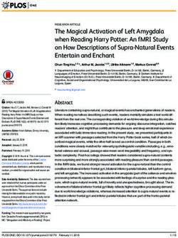 The Magical Activation of Left Amygdala when Reading Harry Potter: An fMRI Study on How Descriptions of Supra-Natural Events Entertain and Enchant
