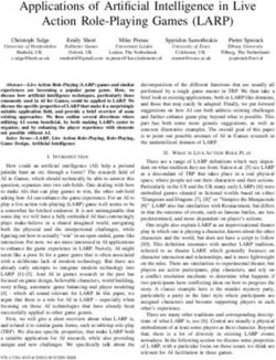 APPLICATIONS OF ARTIFICIAL INTELLIGENCE IN LIVE ACTION ROLE-PLAYING GAMES (LARP) - (COG) 2020