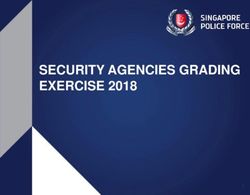 SECURITY AGENCIES GRADING EXERCISE 2018