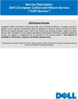 Service Description Dell's European Collect and Return Service ("CAR Service")