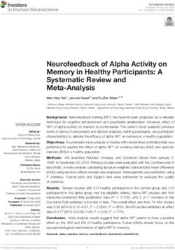 Neurofeedback of Alpha Activity on Memory in Healthy Participants: A Systematic Review and Meta-Analysis - Frontiers