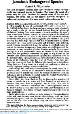 Jamaica's Endangered Species - Russell A. Mittermeier - Cambridge University Press