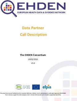 Data Partner Call Description - The EHDEN Consortium