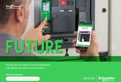 FUTURE Prepare for the future of power distribution with Masterpact MTZ circuit breakers.