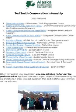 Ted Smith Conservation Internship - Alaska Conservation ...