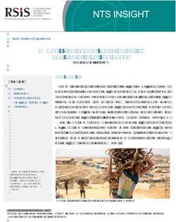 COMBATTING HUMAN TRAFFICKING IN EAST ASIA: MIND THE GAPS - RSIS