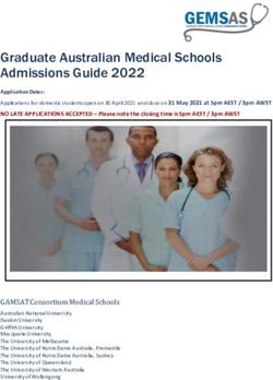 Graduate Australian Medical Schools Admissions Guide 2022 - GEMSAS