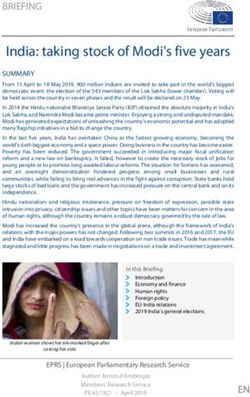 India: taking stock of Modi's five years - Europa ...