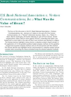 U.S. Bank National Association v. Verizon Communications, Inc.: What Was