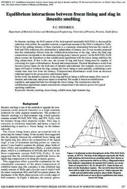 Equilibrium interactions between freeze lining and slag in ilmenite smelting