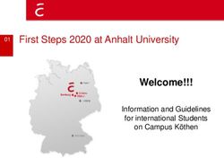 Welcome!!! First Steps 2020 at Anhalt University - Hochschule ...