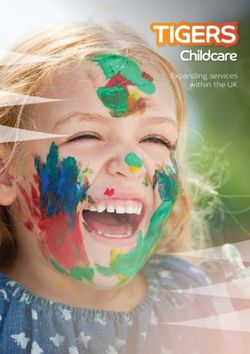 Expanding services within the UK - Tigers Childcare