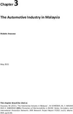 The Automotive Industry in Malaysia