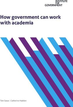 How government can work with academia - Tom Sasse | Catherine Haddon - The Institute for Government