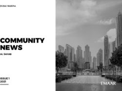 COMMUNITY NEWS ISSUE 1 2021 - AL SAHAB - Dubai Marina