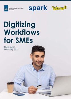 Digitizing Workflows for i SMEs - Prepared by Khalil Azar for SPARK Middle East V3.0.0 5th November 2020