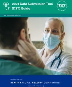 2021 Data Submission Tool (DST) Guide - PROVIDER INCENTIVES - Updated: June 2021