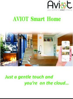 AVIOT Smart Home - Just a gentle touch and - INIQUE
