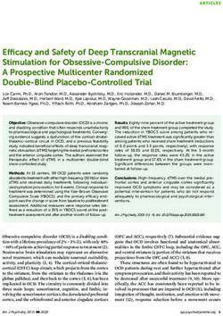Efficacy and Safety of Deep Transcranial Magnetic Stimulation for Obsessive-Compulsive Disorder: A Prospective Multicenter Randomized Double-Blind ...