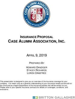 CASE ALUMNI ASSOCIATION, INC - INSURANCE PROPOSAL