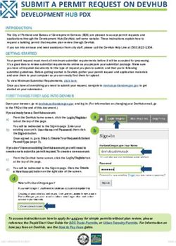 SUBMIT A PERMIT REQUEST ON DEVHUB - DEVELOPMENT HUB PDX