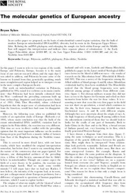 The molecular genetics of European ancestry