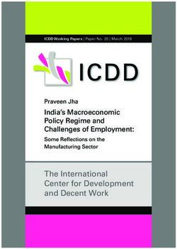 The International Center for Development and Decent Work