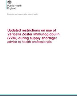 Updated restrictions on use of Varicella Zoster Immunoglobulin (VZIG) during supply shortage: advice to health professionals
