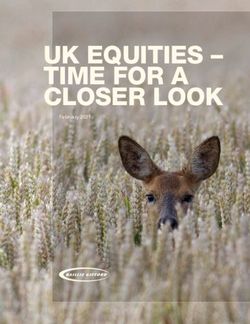 UK EQUITIES - TIME FOR A CLOSER LOOK - February 2021