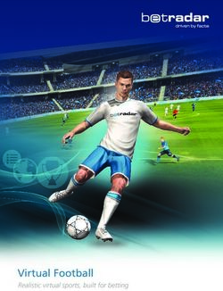 Virtual Football Realistic virtual sports, built for betting - Betradar