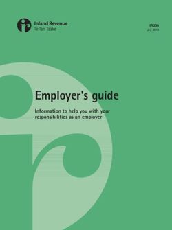 Employer's guide Information to help you with your responsibilities as an employer - Ird