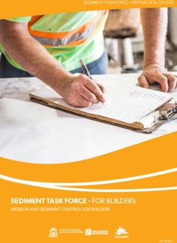 SEDIMENT TASK FORCE - FOR BUILDERS - EROSION AND SEDIMENT CONTROL FOR BUILDERS - SEDIMENT TASK FORCE - KEEPING SOIL ON SITE - Perth NRM
