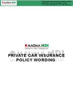 PRIVATE CAR INSURANCE POLICY WORDING