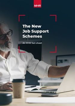 The New Job Support Schemes - An MHR fact sheet
