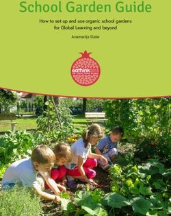 School Garden Guide How to set up and use organic school gardens for Global Learning and beyond - EAThink