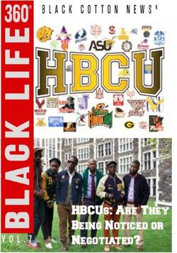 HBCUs: Are They Being Noticed or Negotiated?