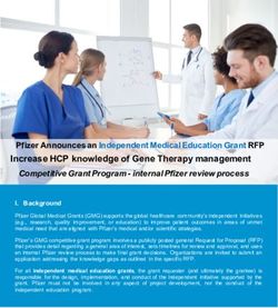 Increase HCP knowledge of Gene Therapy management - Pfizer