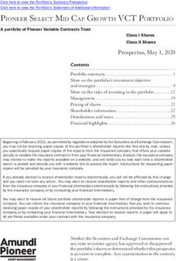PIONEER SELECT MID CAP GROWTH VCT PORTFOLIO - Amundi Pioneer