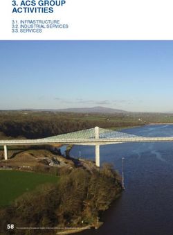 ACS GROUP ACTIVITIES - 3.1. INFRASTRUCTURE 3.2. INDUSTRIAL SERVICES 3.3. SERVICES - Informe Anual