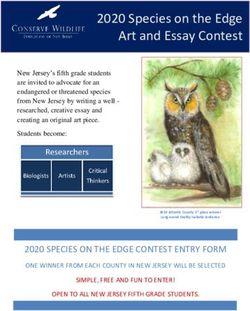 2020 Species on the Edge Art and Essay Contest - Conserve ...