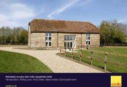 Secluded country barn with equestrian twist Harveys Barn, Riding Lane, Forty Green, Beaconsfield, Buckinghamshire - savills.co.uk