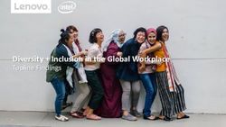 Diversity + Inclusion in the Global Workplace - Topline Findings
