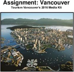 Assignment: Vancouver - Tourism Vancouver's 2016 Media Kit