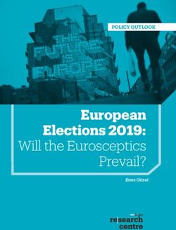 European Elections 2019: Will the Eurosceptics Prevail? - POLICY OUTLOOK - TRT World Research Centre