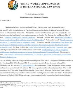 The Children have Awakened Canada.